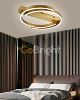 Lustra LED cu Telecomanda Kara 3 Tipuri de Lumini 66W Auriu